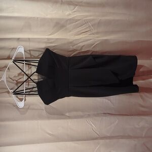 Size 1 black cocktail mini dress